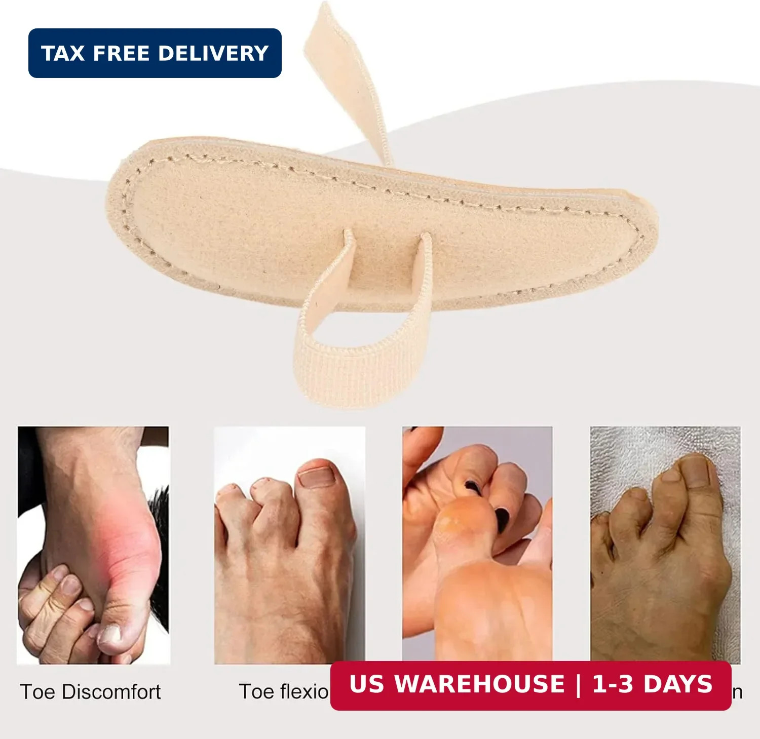 Hammer Toe Crest,Cushion Buttress Toe Pads, Hammer Toe Crest Cushion for Foot…