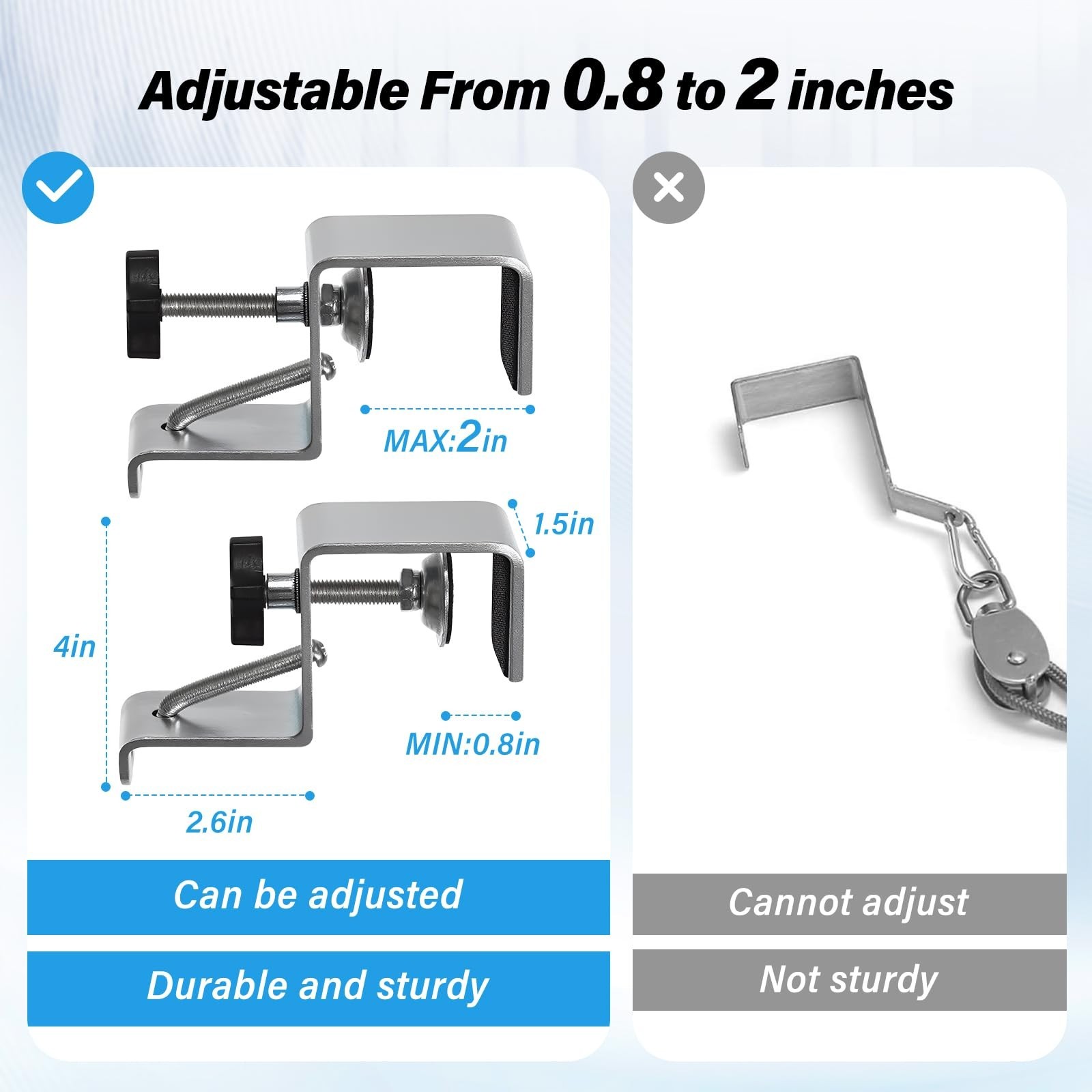 Adjustable Shoulder Pulley with Metal Door Clamp – Over Door Rehab Exercise Tool