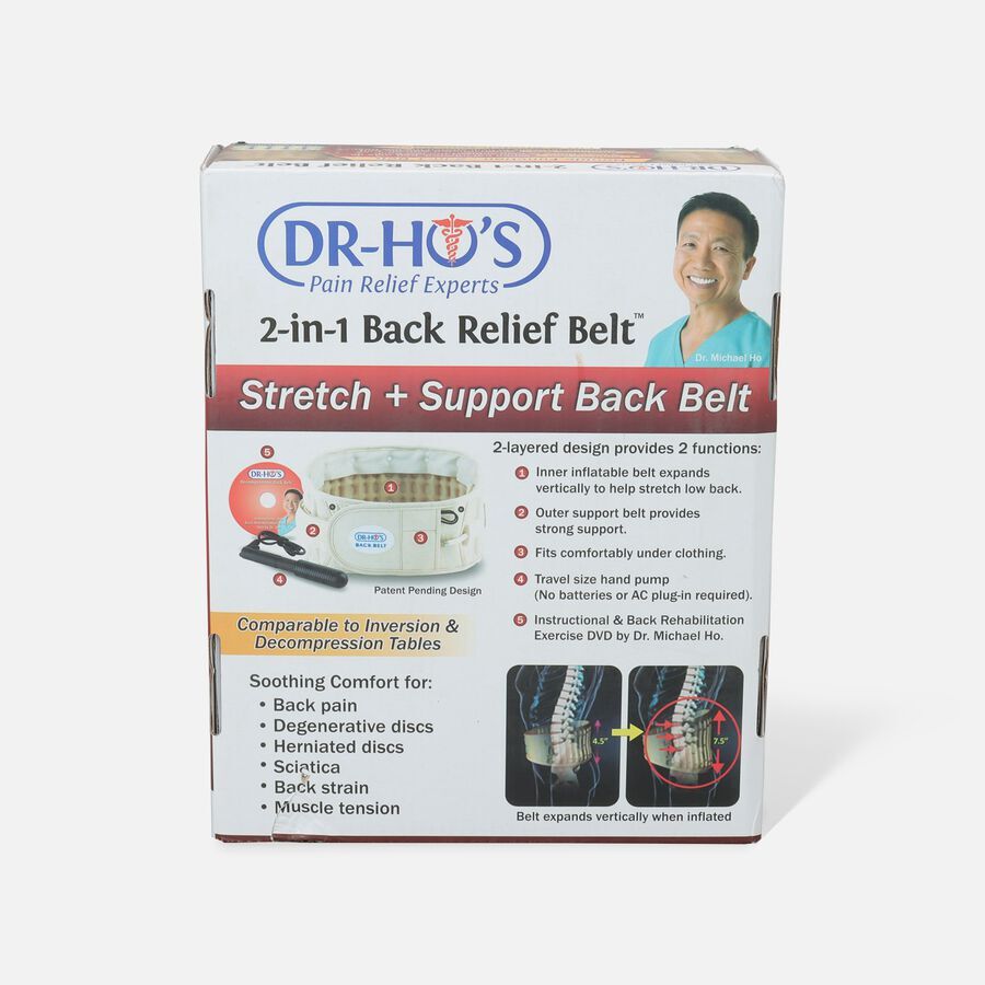 Dr Ho’s 2-in-1 Pain Relief Decompression Belt Inflatable Lumbar Traction Brace