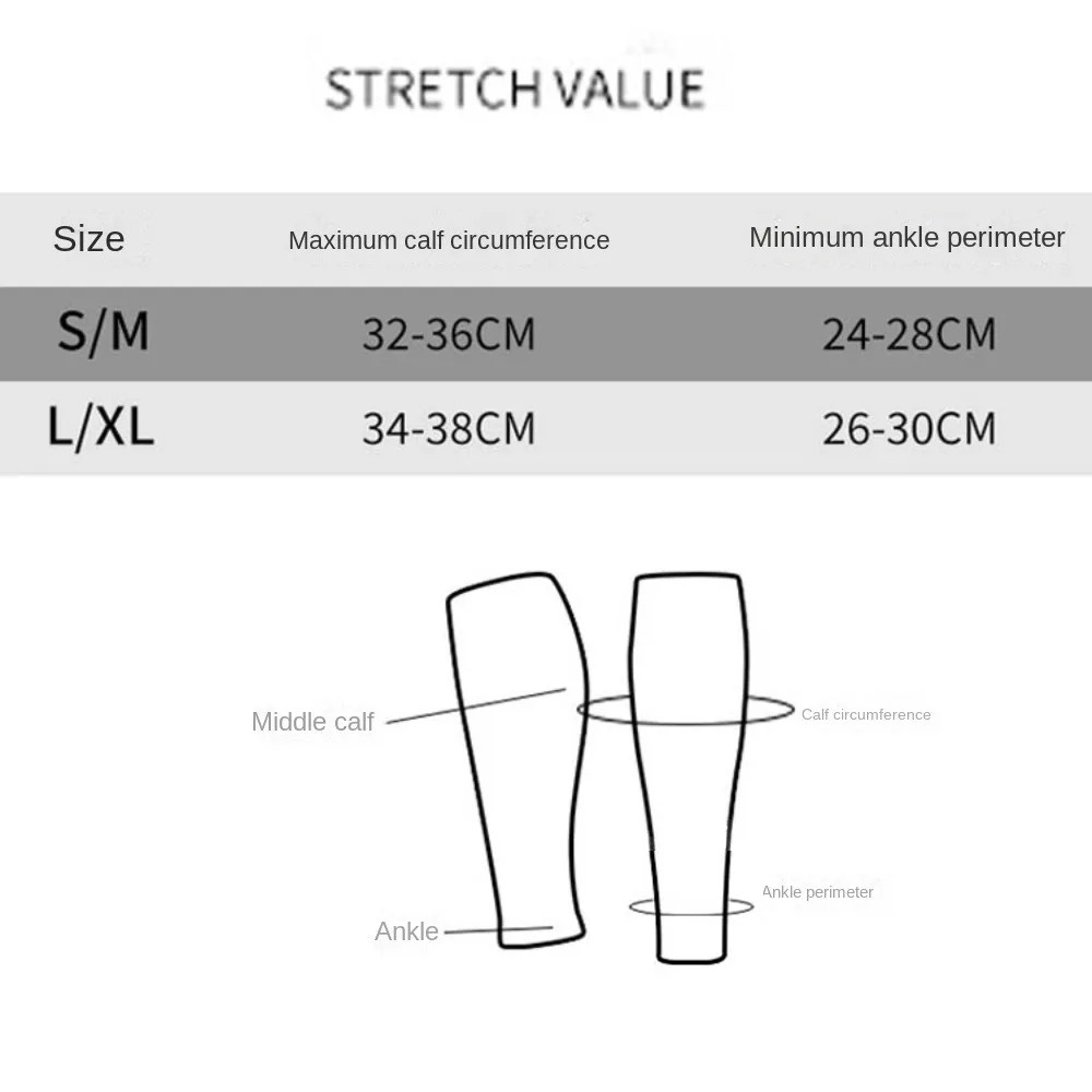 1 pair Leg Cover Compression Leg Sleeves Breathable
