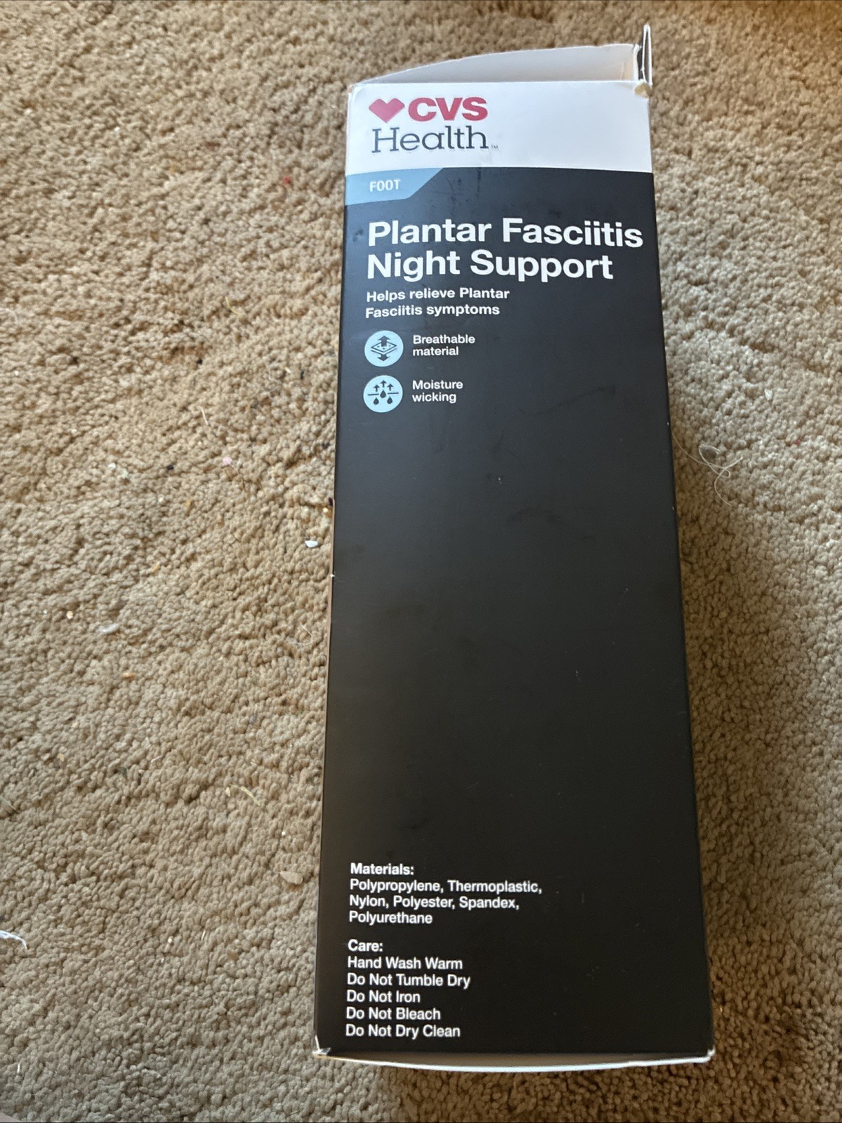 CVS Health – Firm Support – Foot Plantar Fasciitis Night Support – One Size