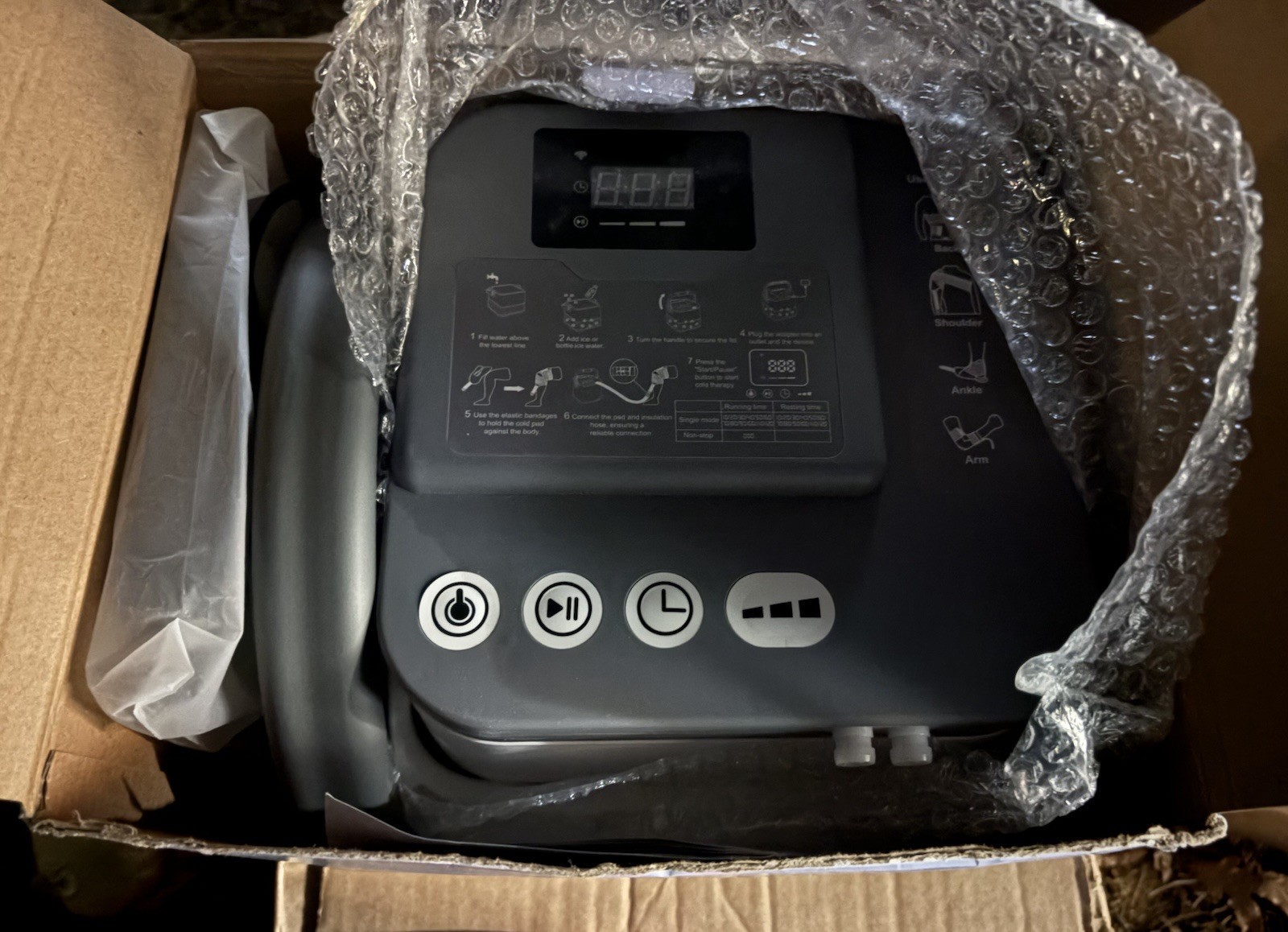 Ketfly Cold Therapy Machine With Programmable Timer And Silent Pump
