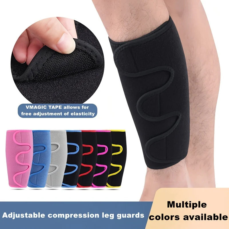 1PC Sport Shin Guard Crossfit Adjustable Calf Compression Cycling Sleeve