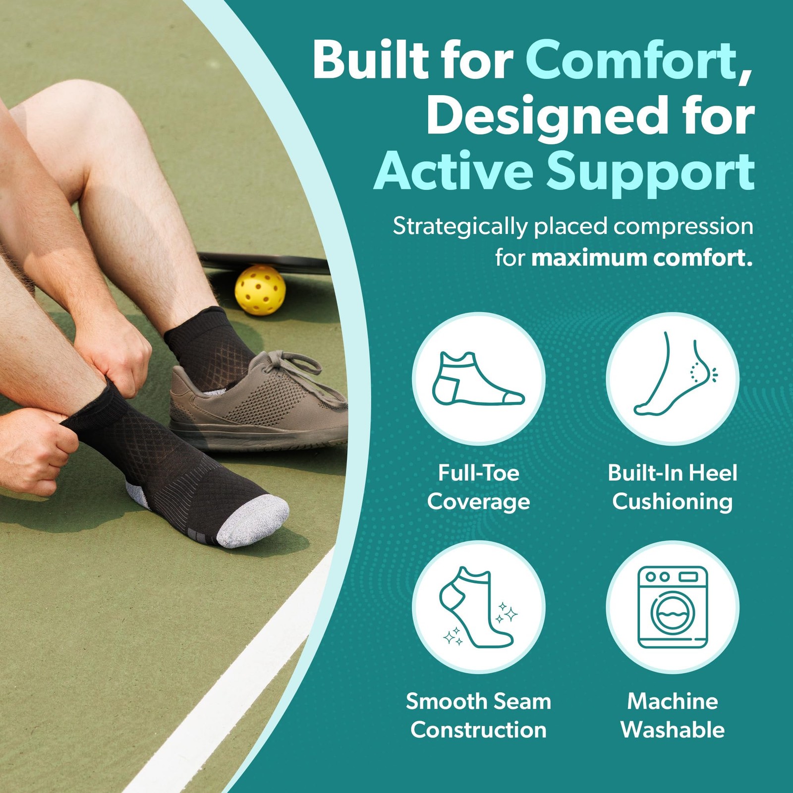 Plantar Fasciitis Socks – Ankle Compression Socks for Foot Pain Relief, Heel …