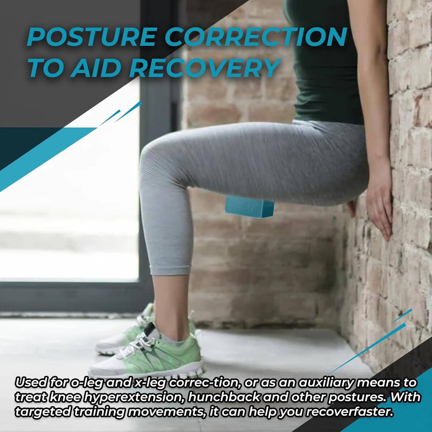 Joint-Supporting 2 Pack Squat Wedges for Safe Exercise & Posture Correction