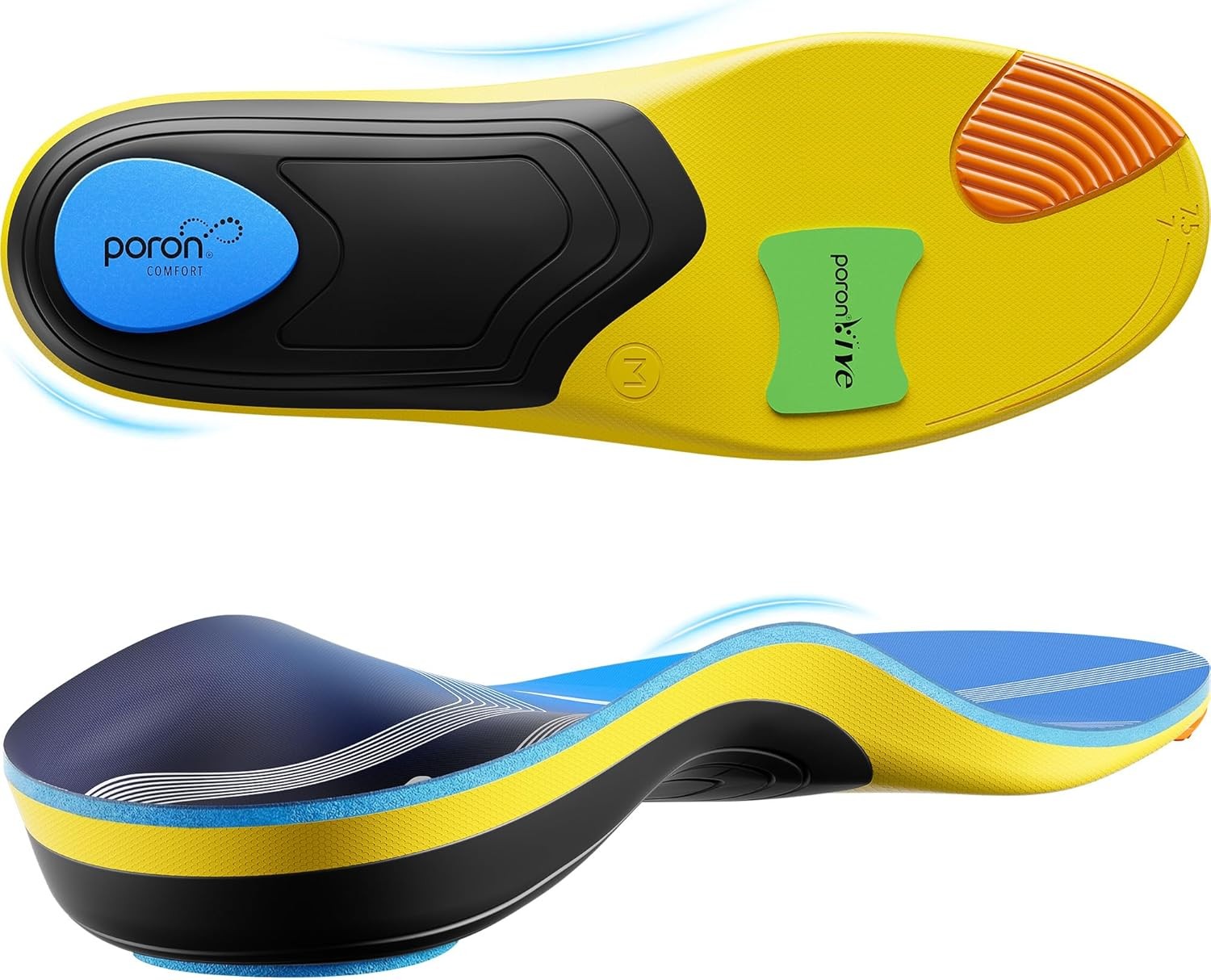 Heavy Duty Orthotic Insoles for Pain Relief – Support for Flat Feet and Arch