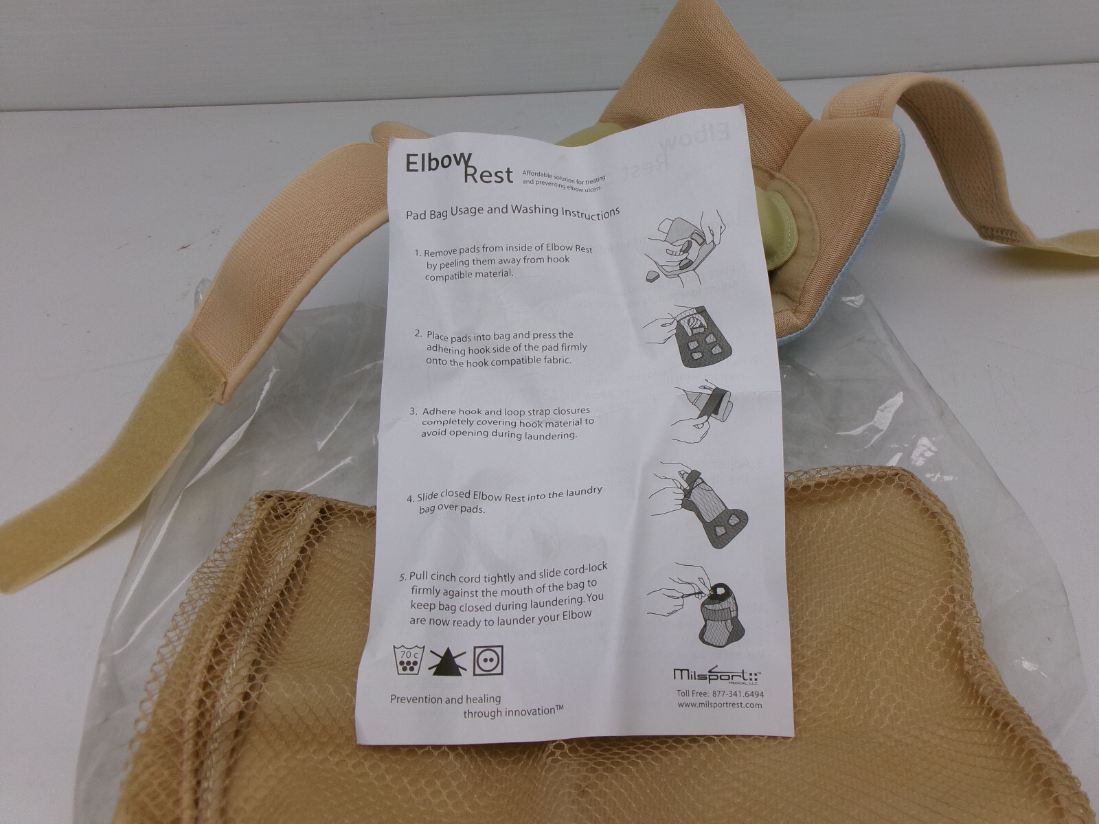 ELBOW REST MEDICAL GRADE ADJUSTABLE ELBOW PILLOW CUSHION WRAP #