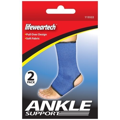 Lifeweartech Ankle Support Compression Sleeve Elastic Ankle Support (2-Pack)