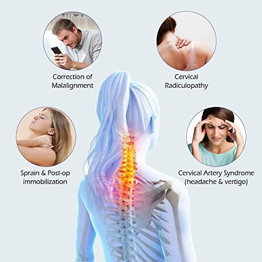 U.S. Solid Cervical Neck Traction Device Neck Stretcher Collar Home Care FDA