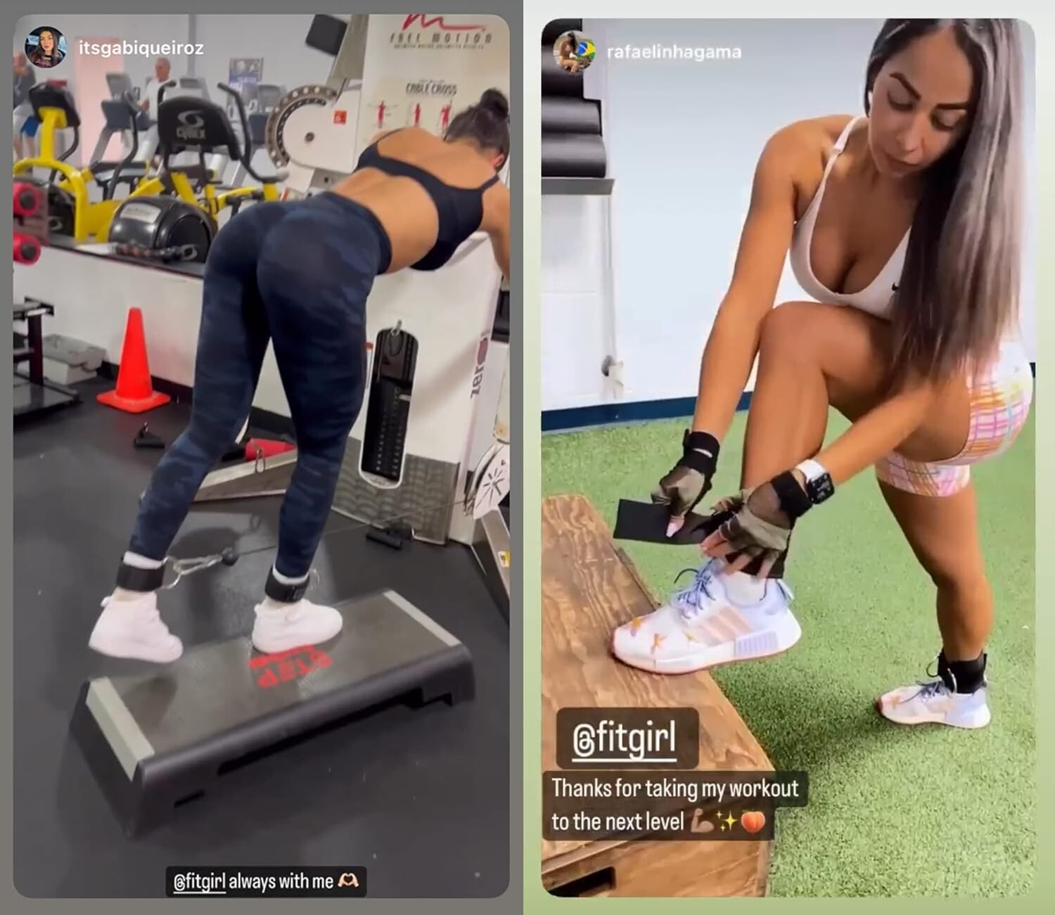 Pair of Stylish Adjustable Ankle Straps in Mint – Boost Your Home Gym Experience