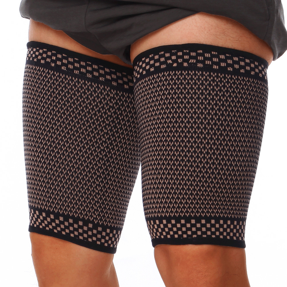 Copper Compression Brace Groin Thigh Sleeve Hip Support Wrap Sciatic Nerve Sport