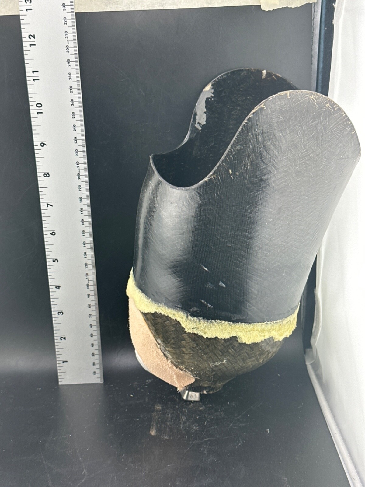 Below knee prosthetic socket. Not for medical use