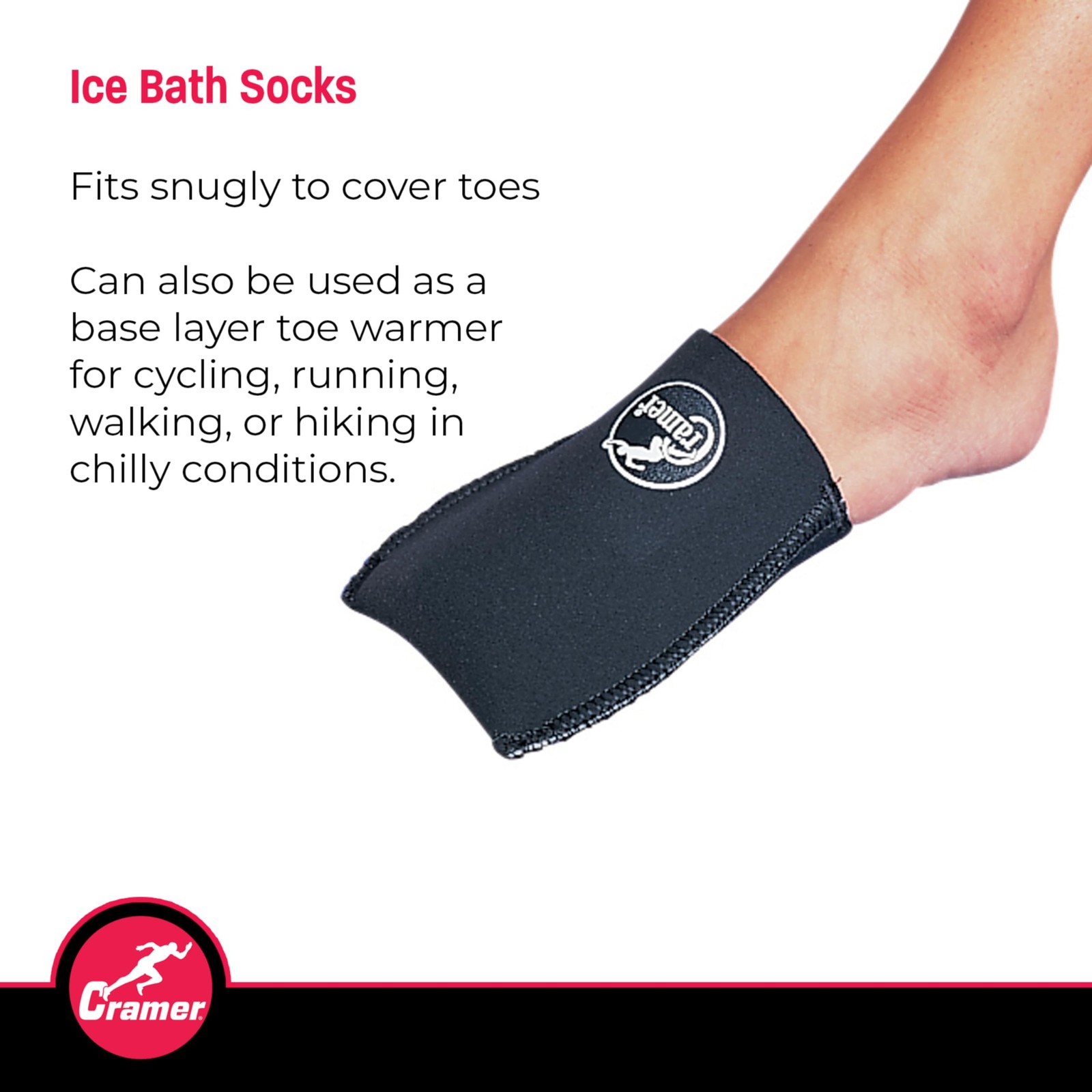 Cramer Cryo-Caps Ice Bath Socks Toe Warmers Cold Therapy Digit Covers Pair