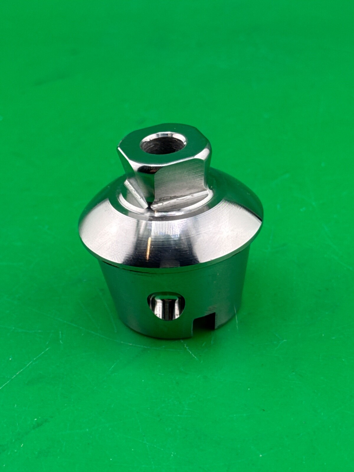 Prosthetic quick change release male pyramid insert. Male pyramid insert only