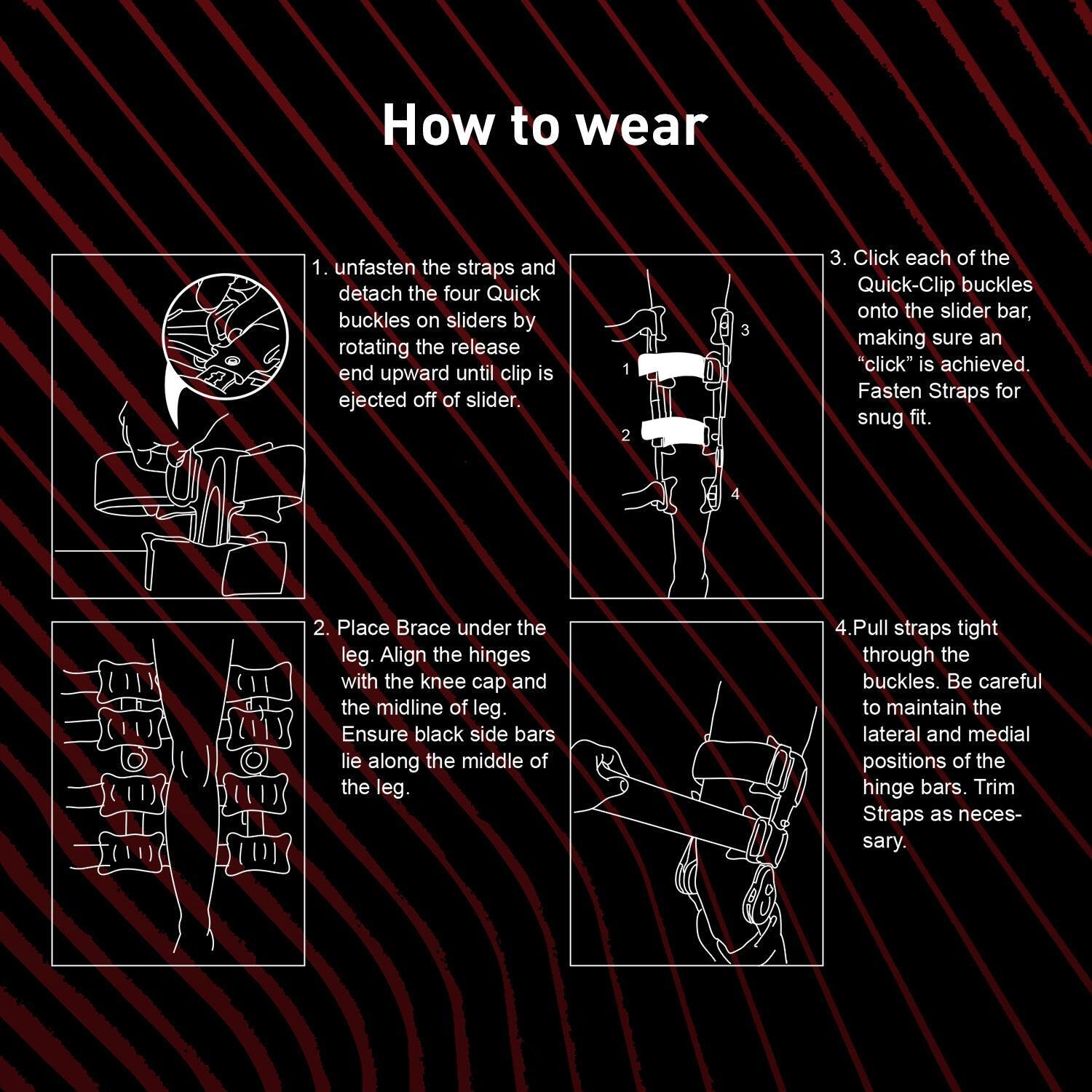 Zoyer Recovery+ Zero Gravity Knee Brace with Cooling Foam