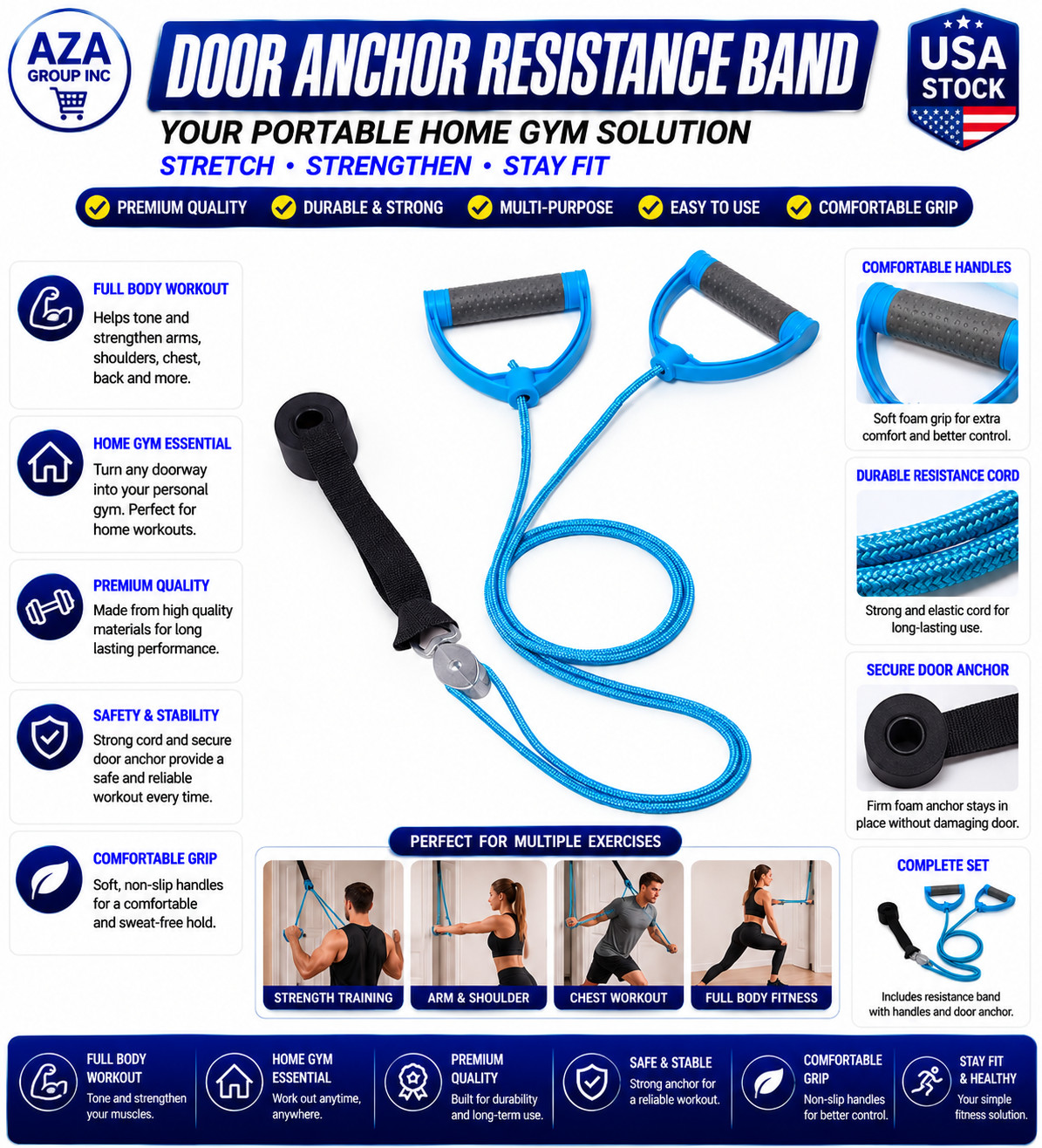 Shoulder Pulley for Physical Therapy, Over The Door Pulley Rehab Exerciser fo…