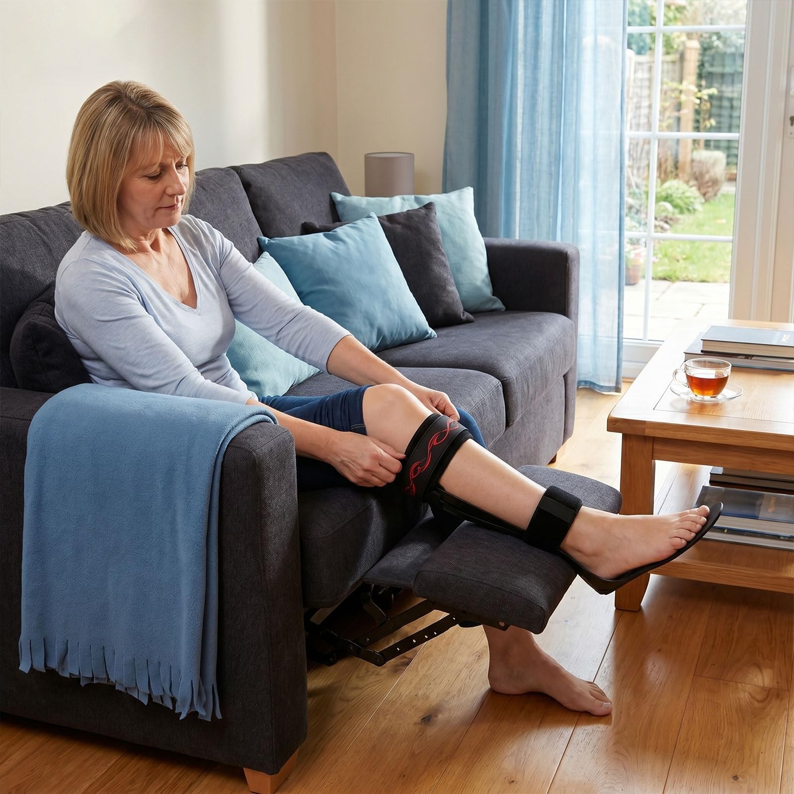 Drop Foot Brace Lightweight Foot Stabilizer Ankle Support Large Left
