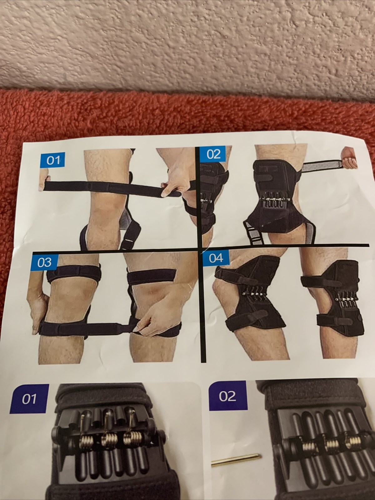 Powerknee Kneepad Support Knee Protect Kneecap Resistance Strap *FREE SHIPPING*