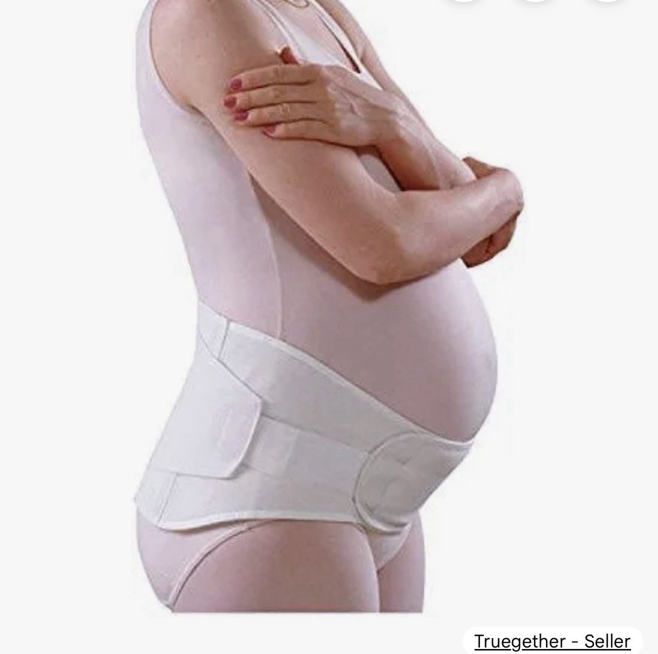 MATERN-EZE Maternity Support Belt XX-Large Pink Adjustable Back Brace AFT-T003
