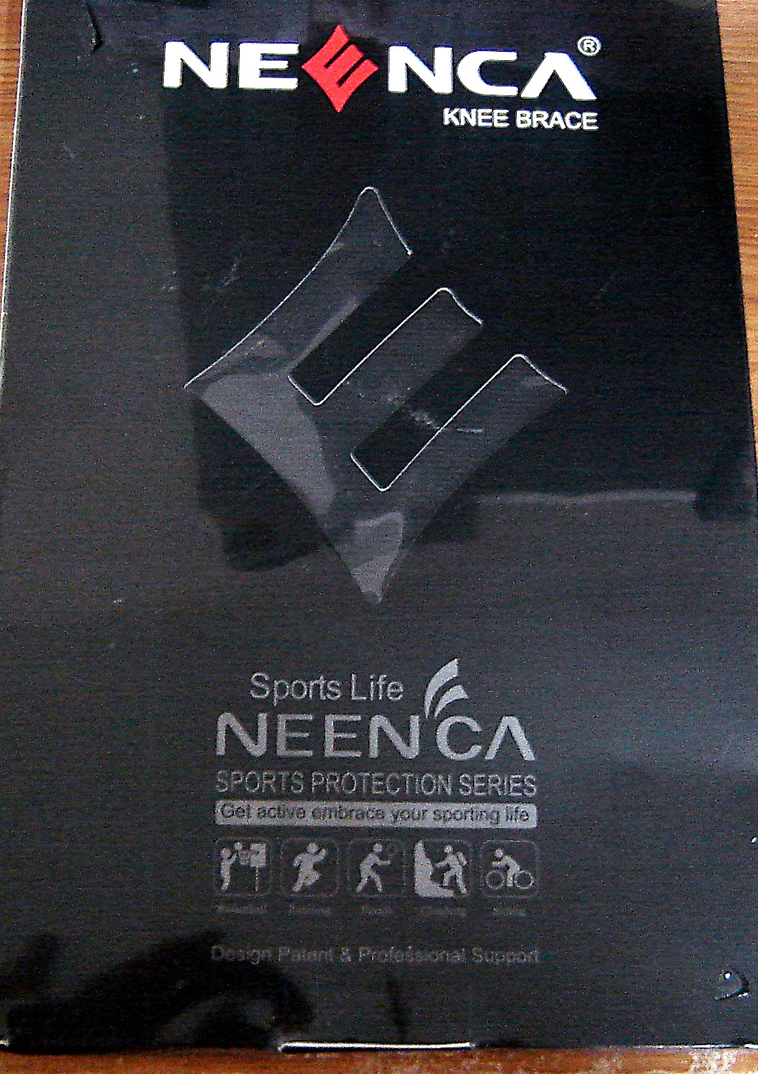 NEENCA Knee Brace 2 Pair Size M Black Support Sports Compression New sealed