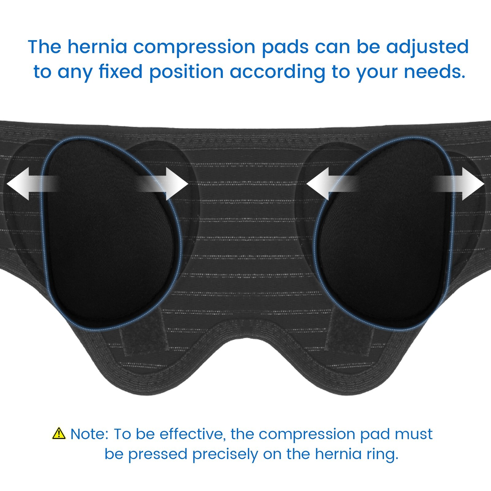 Men Inguinal Hernia Support Belt Double Groin Hernia Pain Relief Truss Brace