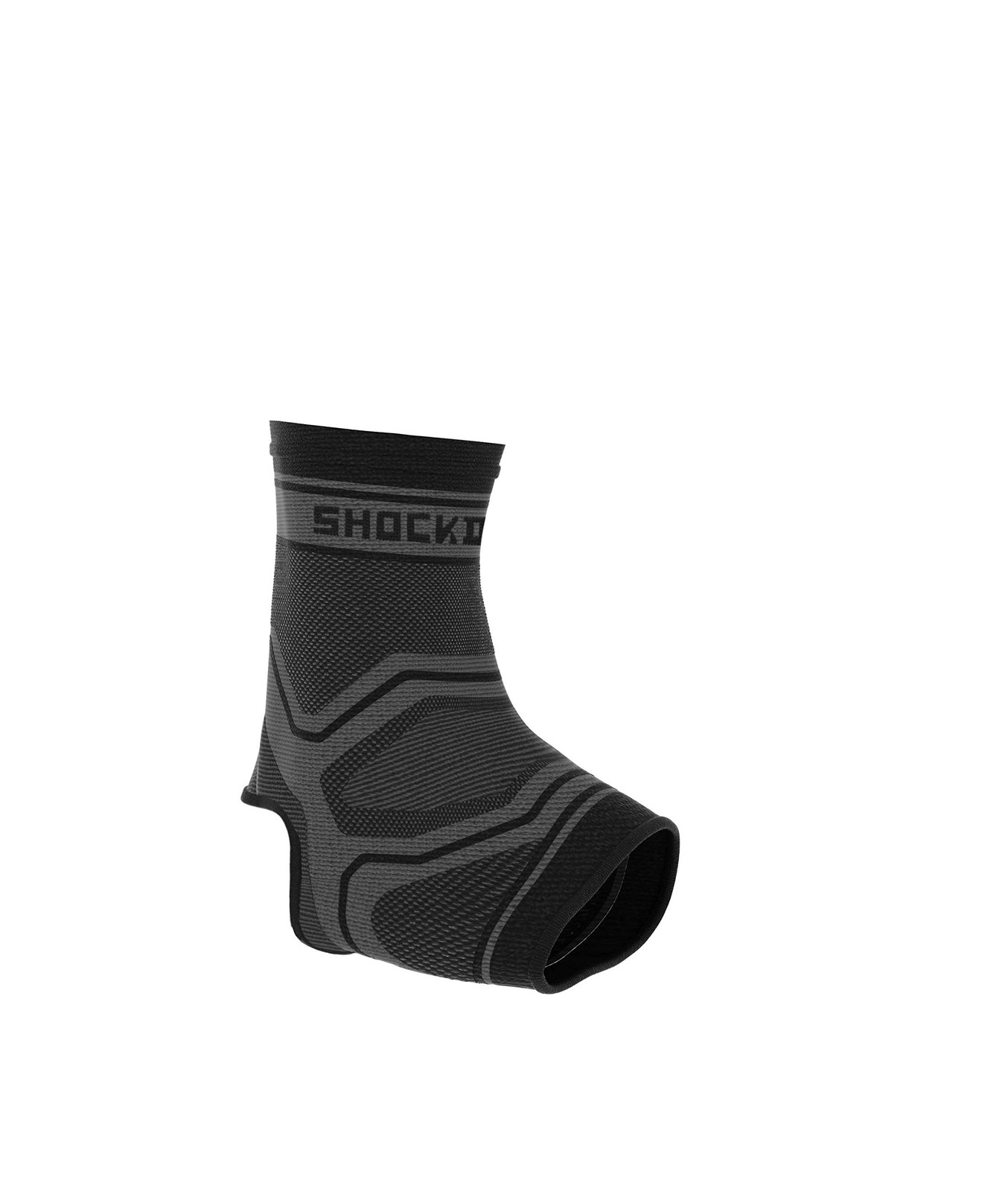 Comp Knit Ankle SLV Gry/Blk A/XL