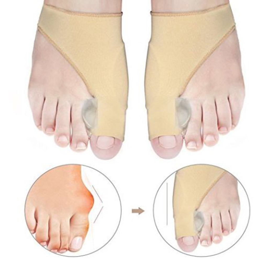 Big 2Pcs Toe Bunion Corrector Splint Straightener Foot Pain Relief Hallux Valgus