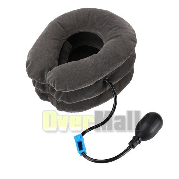 USA Cervical Neck Traction Device Inflatable & Adjustable Neck Stretcher Pillow
