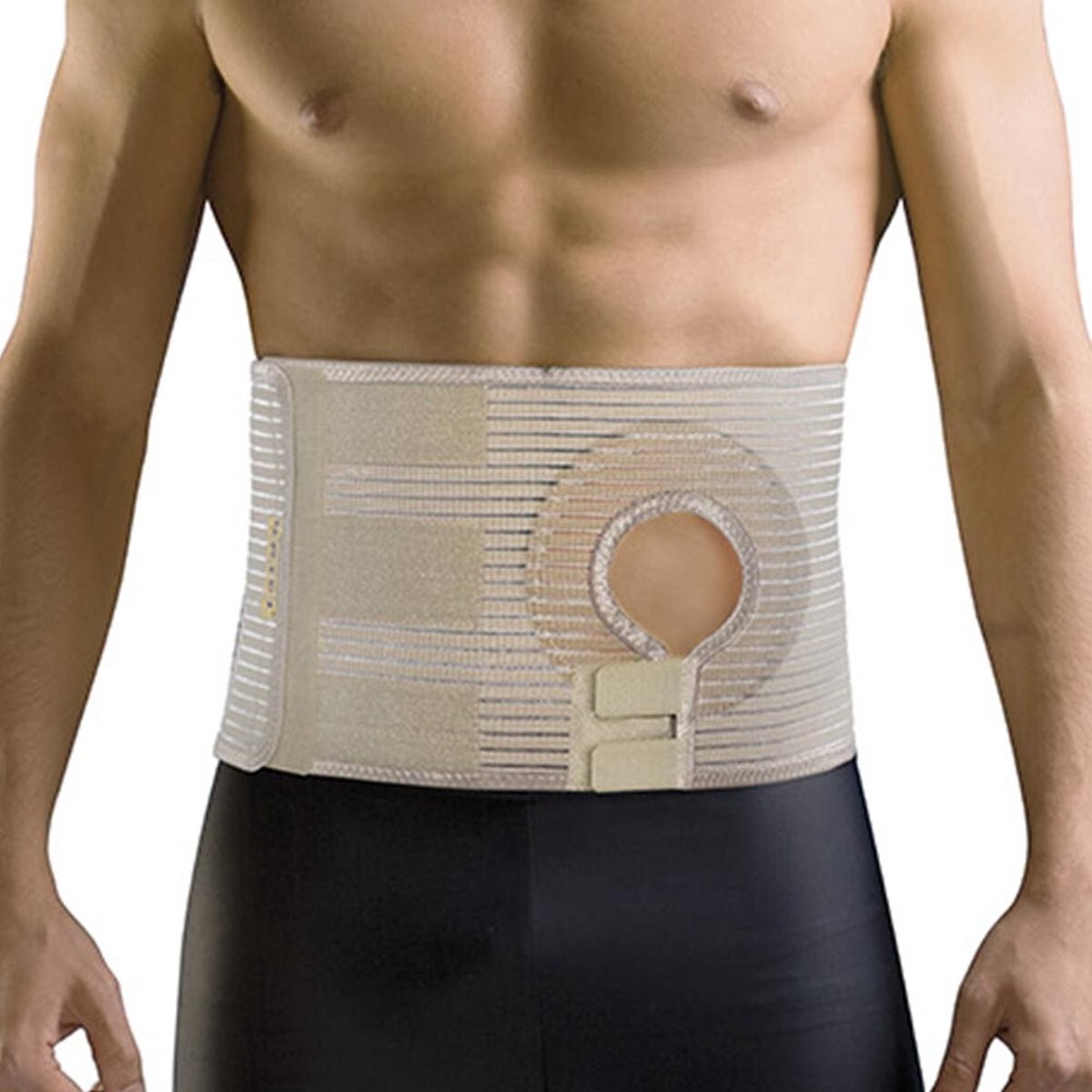 Uriel – Ostomy band / Ostomy bandage / Ostomy cover – Unisex – Beige – Size S