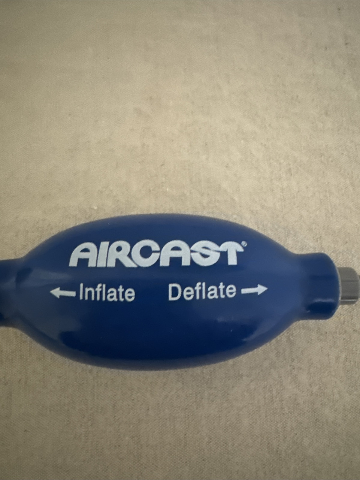 Aircast Air Boot Inflator Deflator Pump Squeeze Hand Bulb Inflate & Deflate