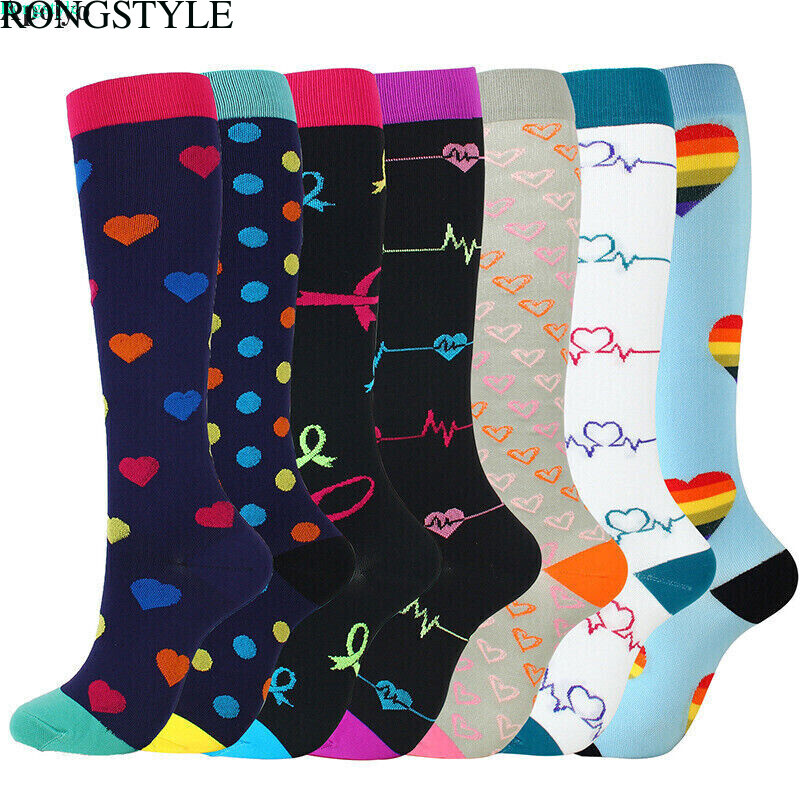 Compression Socks Stockings Womens Mens Knee High Medical 20-30 mmHG S/M-X/XL