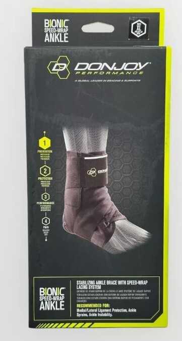 DonJoy Bionic Speed Wrap Ankle Brace – Fits Left Or Right Medium