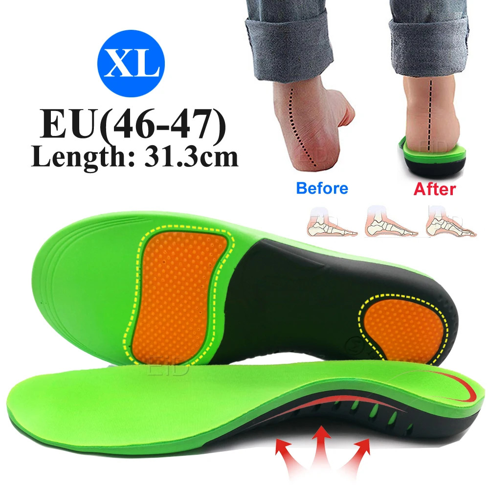 Best EVA Orthopedic Shoes Sole Insoles For feet Arch Foot Pad X/O Type Leg Corre