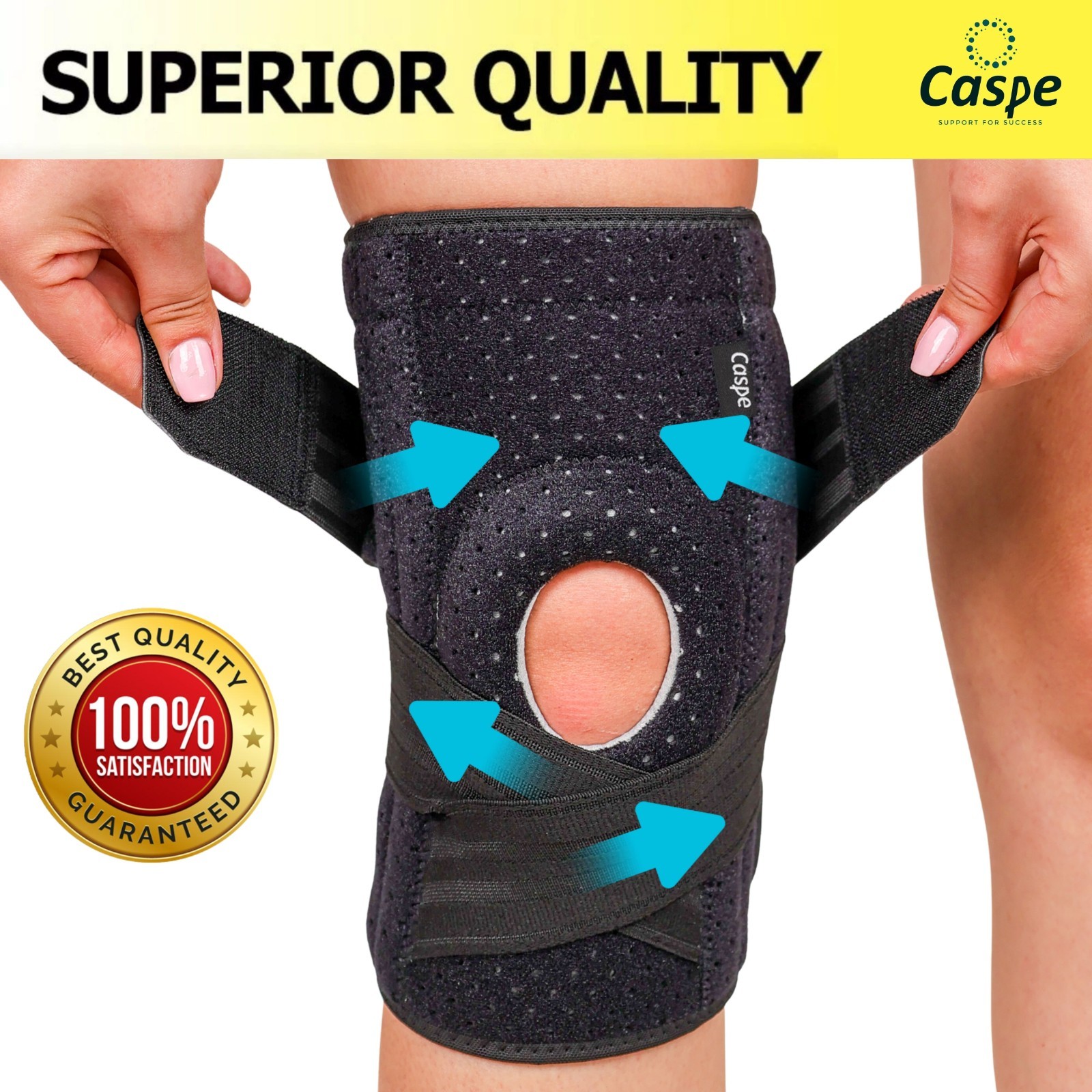 Knee Brace Adjustable Compression Support for Sport Joint Pain Arthritis Relief