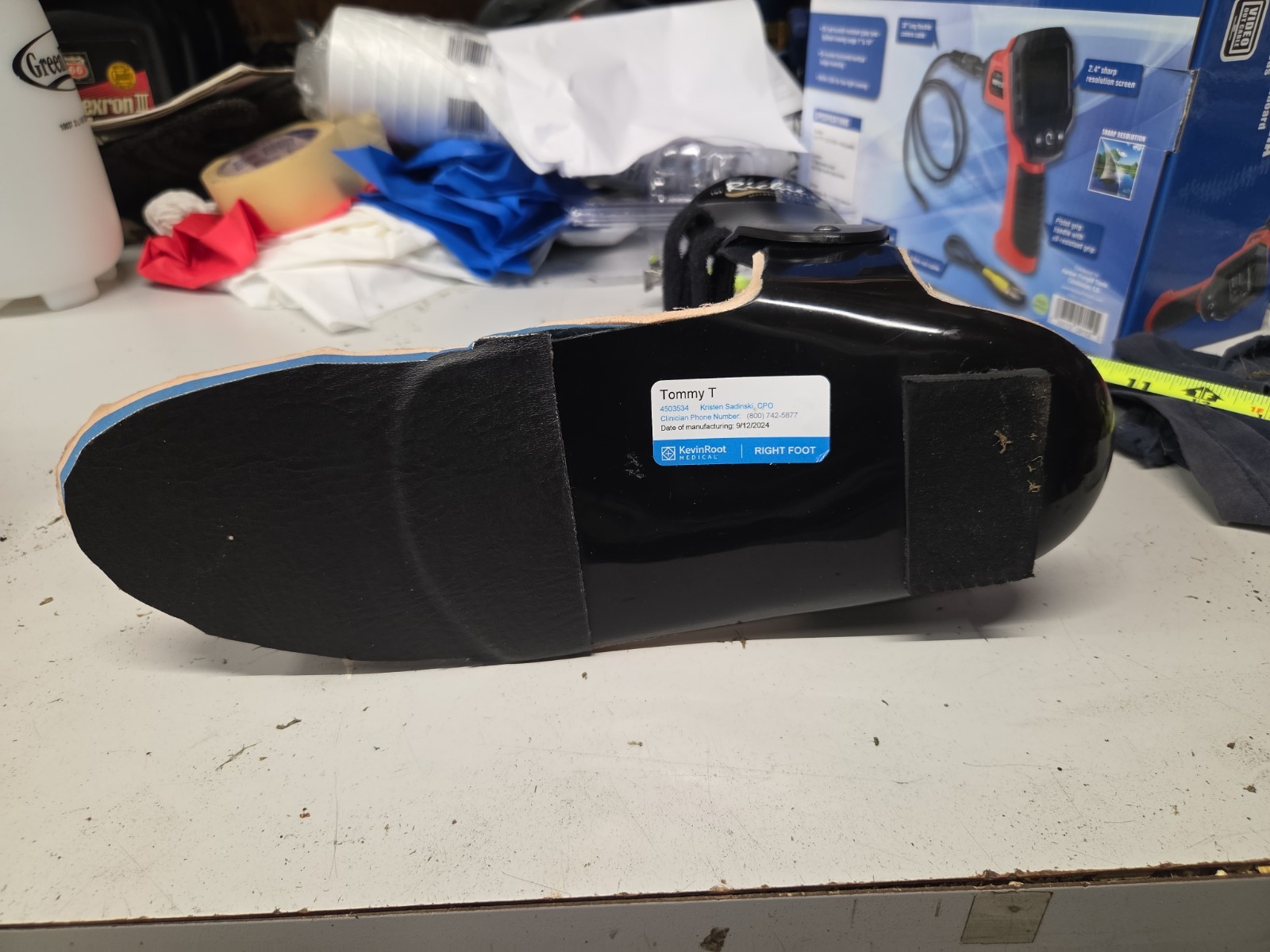 RICHIE Brace. Right Foot Size Large