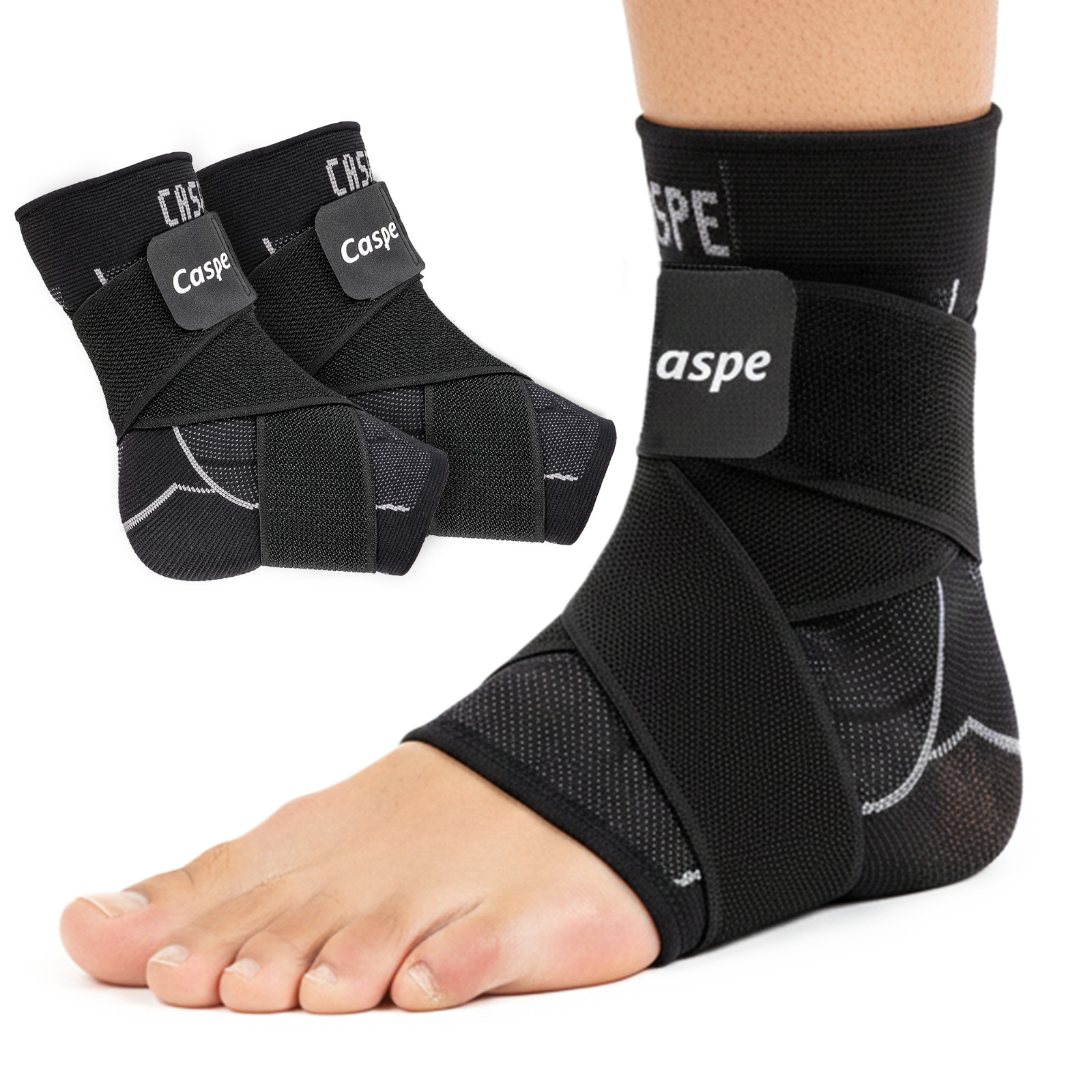 Ankle Support Brace Compression Adjustable Heel Stabilizer Foot Protector Strap