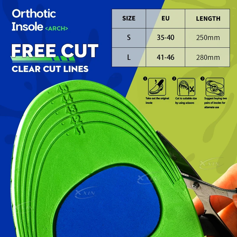 Arch Support Insole Orthotic Insoles Sports Shoe Insole Orthopedic Feet He