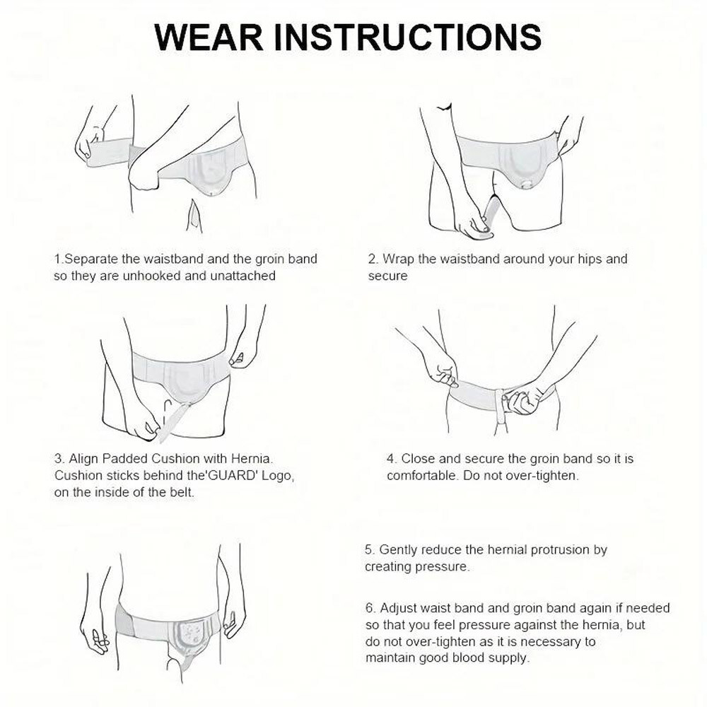 Single Hernia Support Belt Inguinal Groin Hernia Pain Relief Truss Brace Unisex