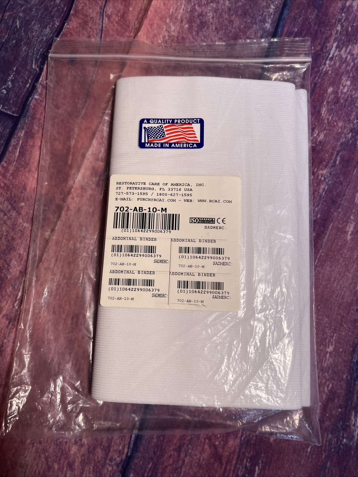 Restorative Care of America Incorporated 10″ Abdominal Binders – size: M(35-40″)
