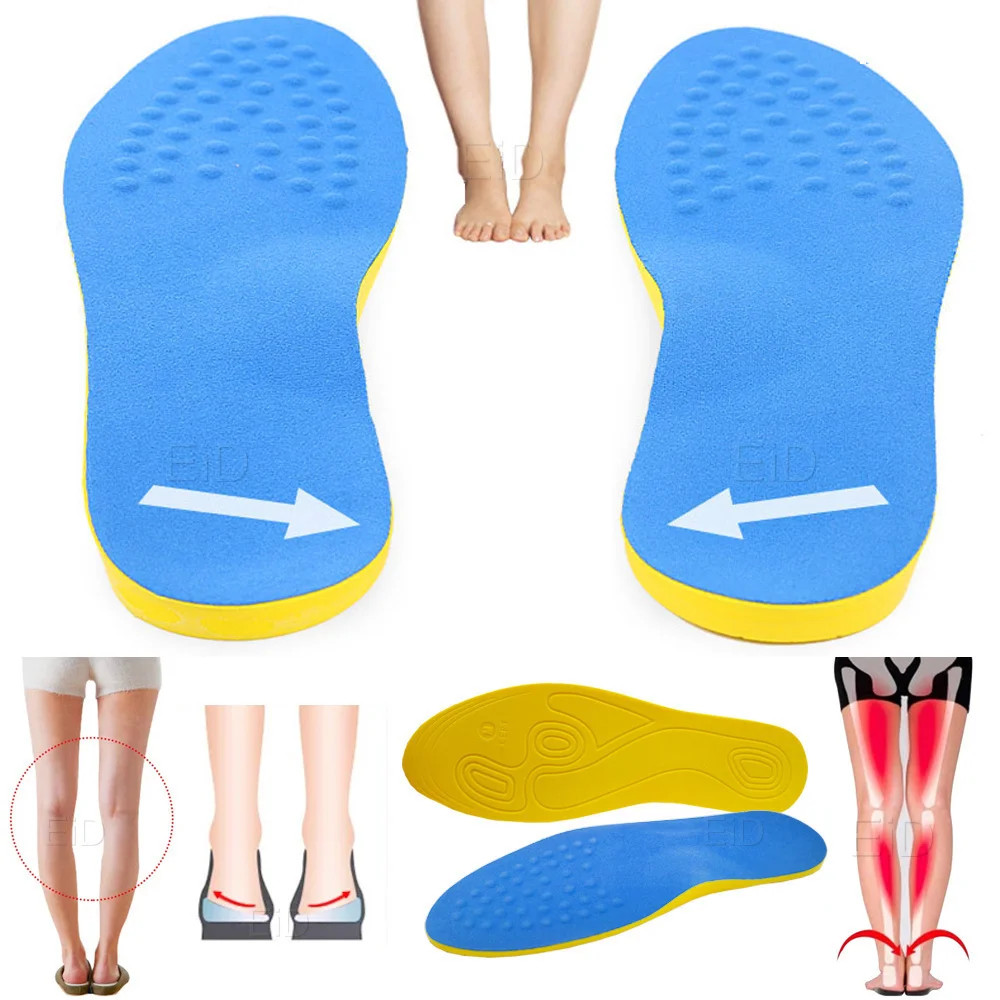 O/X leg Correction Orthopedic Insoles Shoe Inserts for Arch supports Foot Al
