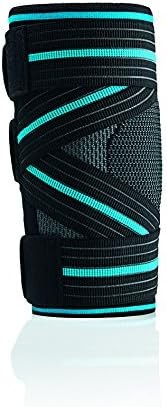 FLA Adjustable 3D Calf Support (Black/Blue Stripe) Medium