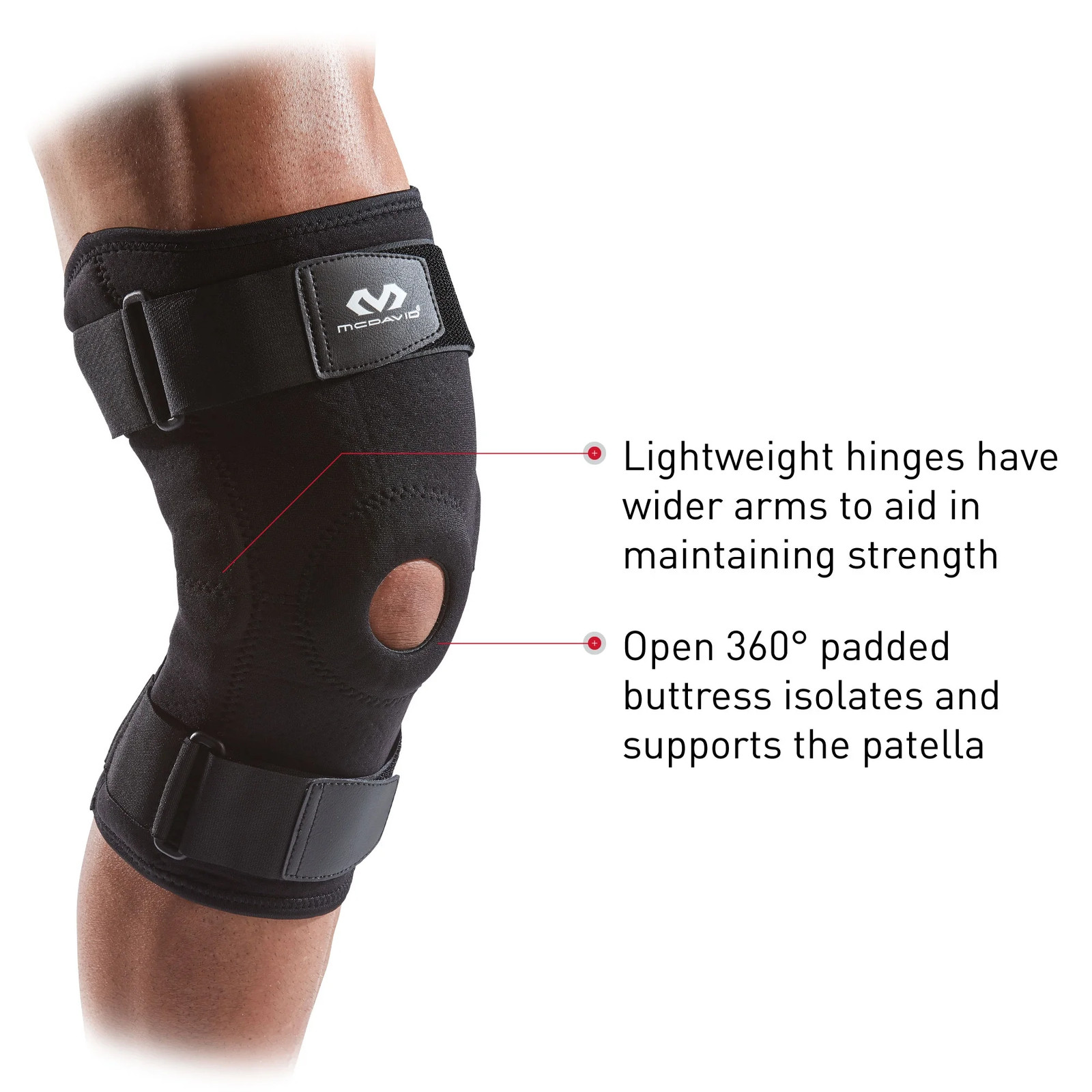 Knee Brace W/ Dual Hinge Support for Support and Relief, Large/Extra-Large