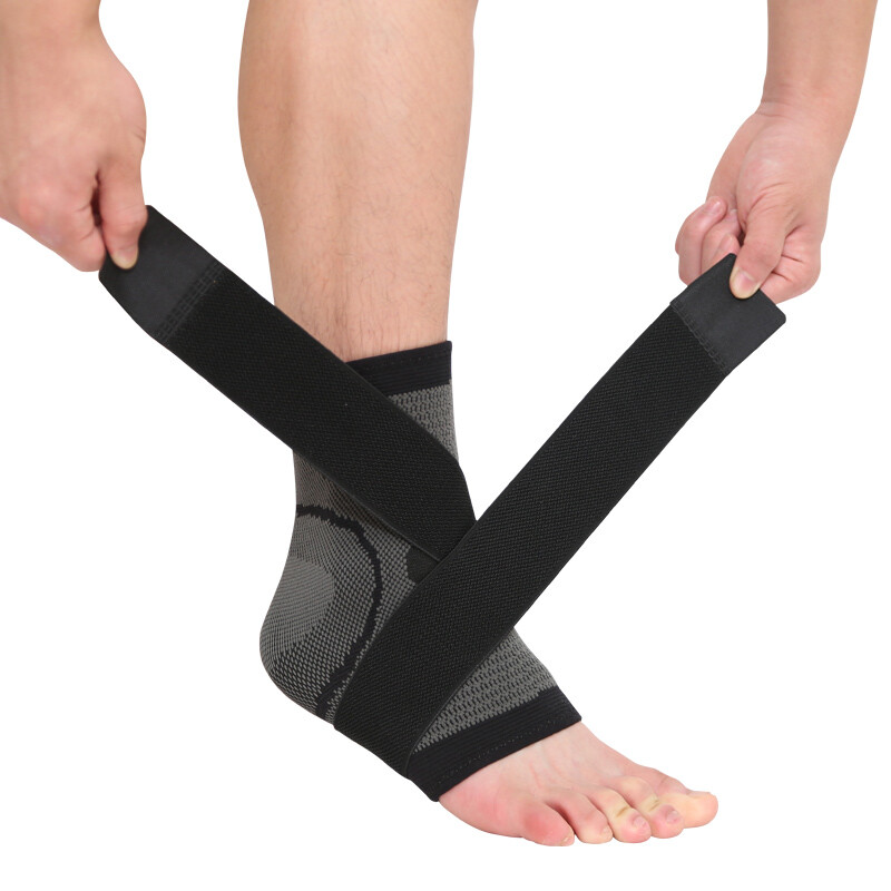 Sports Ankle Brace Compression Support Sleeve Achilles Tendon Ligament Sprain DS