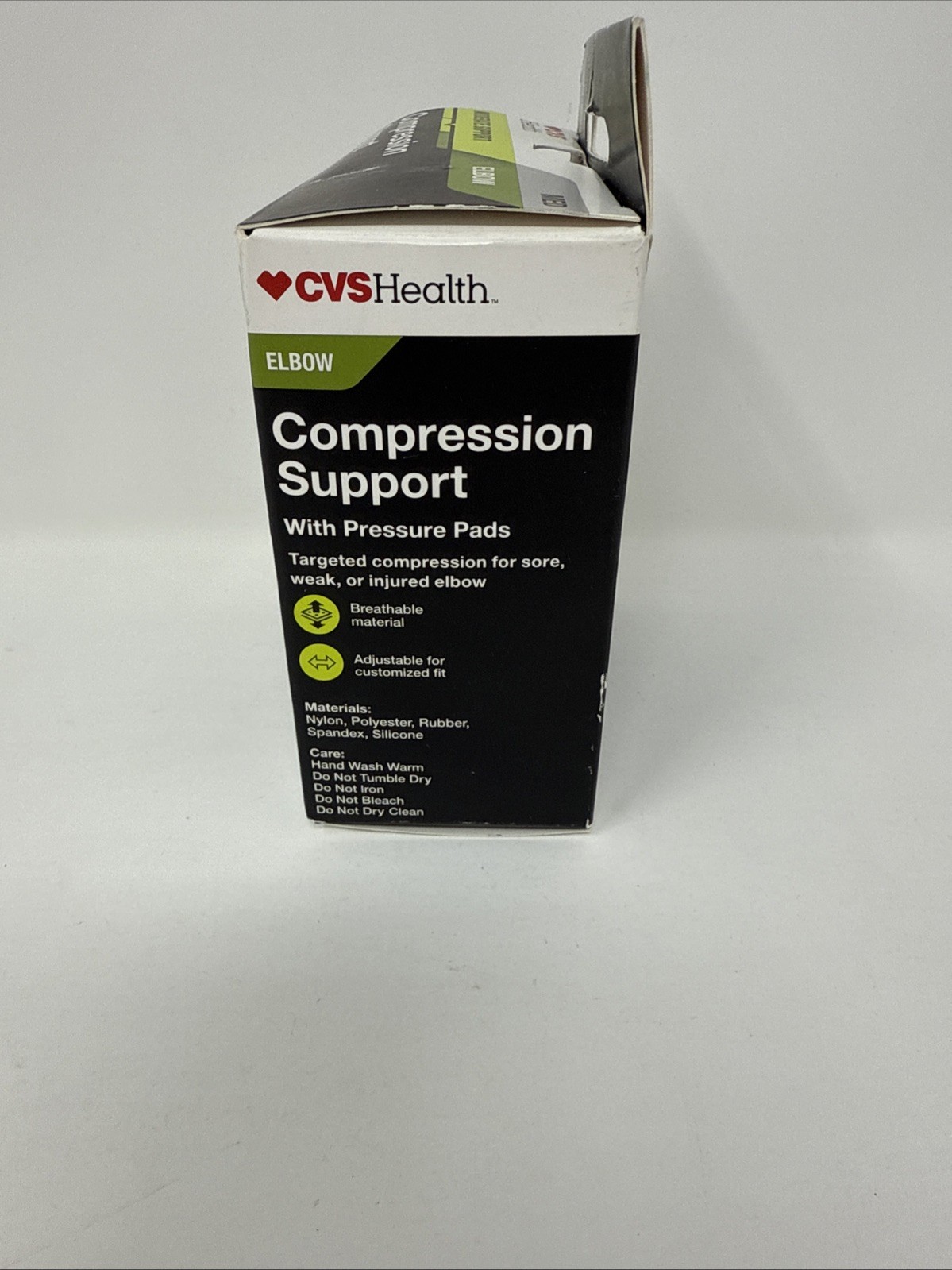 CVS Health Moderate Compression Support Elbow Pads, Medium