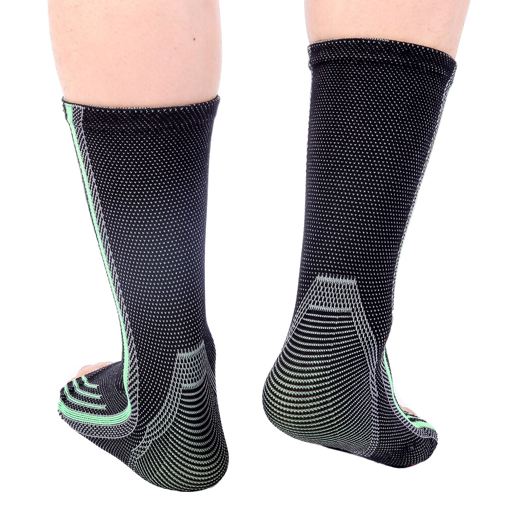 Doc Miller Ankle Compression Brace Sleeve Plantar Fasciitis Sport Shin Splint