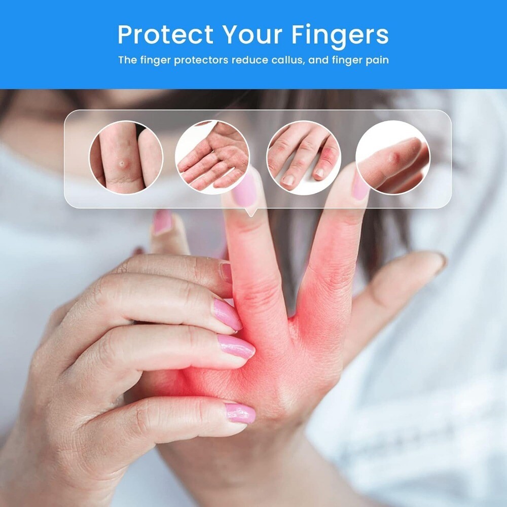 10-30pcs Gel Finger Sleeve Protectors, Silicone Finger Sleeve Cushions Protects