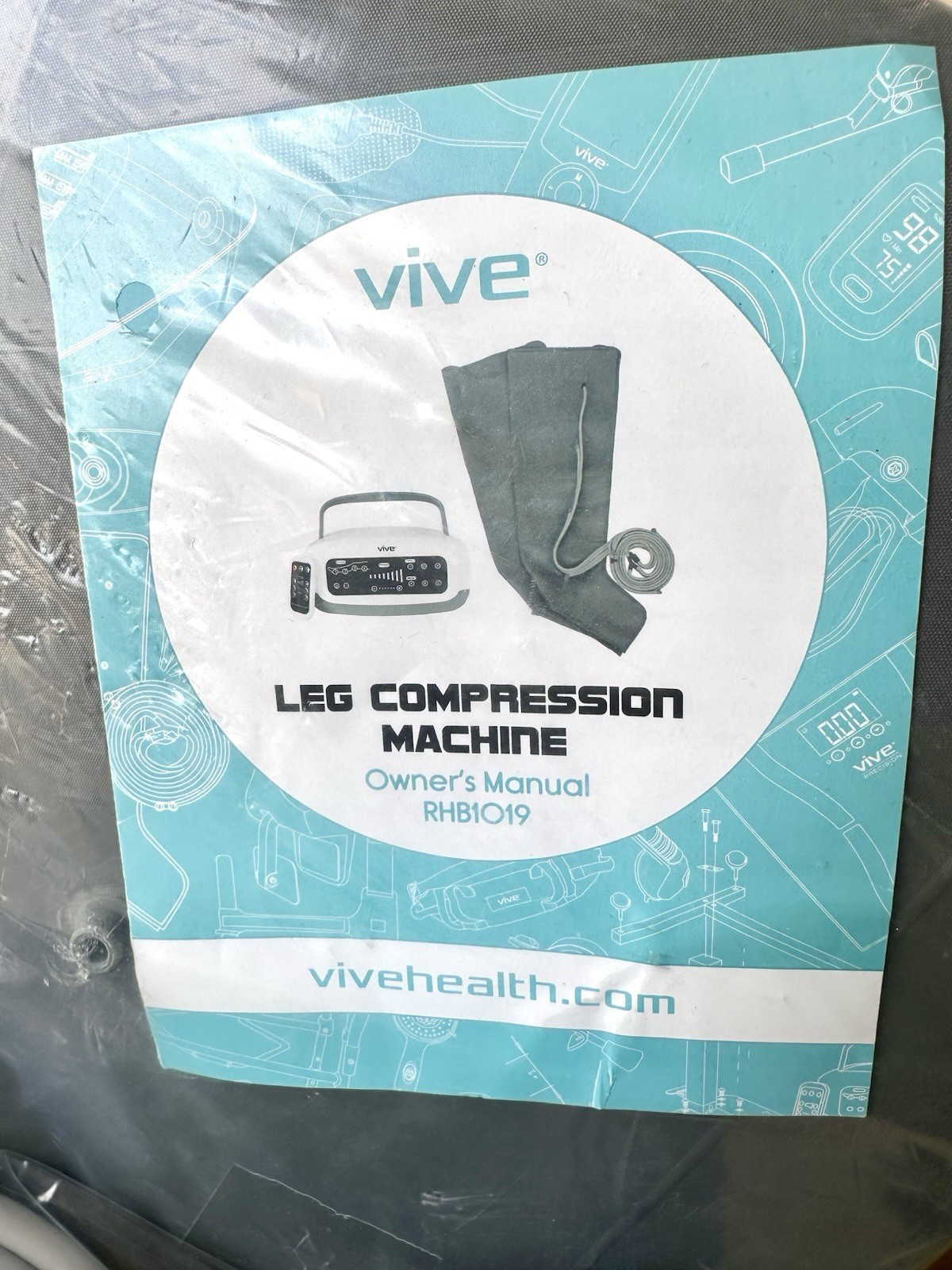Vive Health Leg Compression Machine (Model RHB1019).