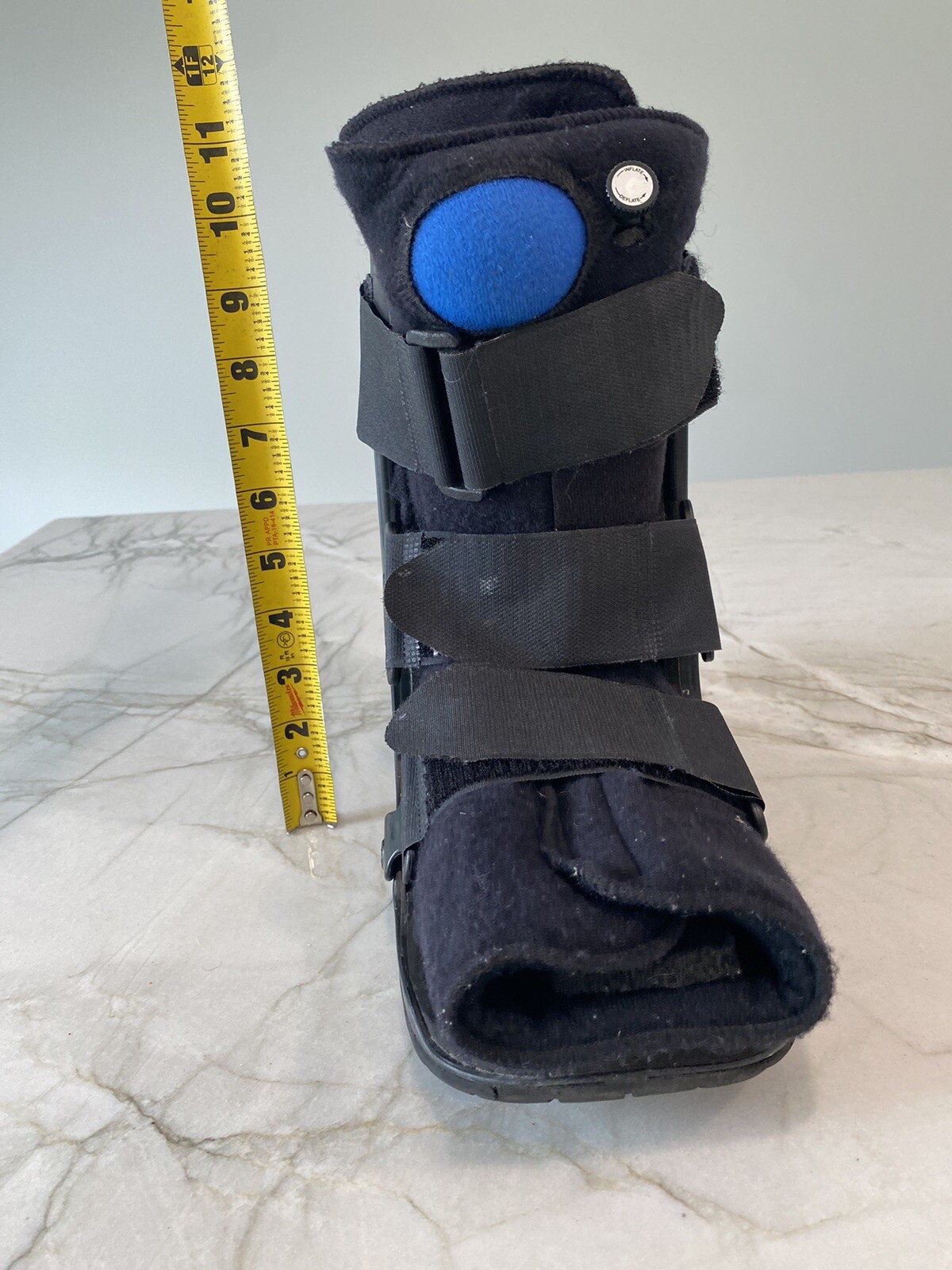 Short Hard Walking Boot Air Pump Size Medium Immobilizing Orthopedic Support
