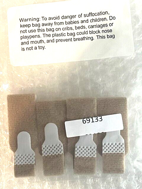 Broken Toe Wraps Hammer Toe Separator Splints Cushioned Bandages 4 pk Natra Cure