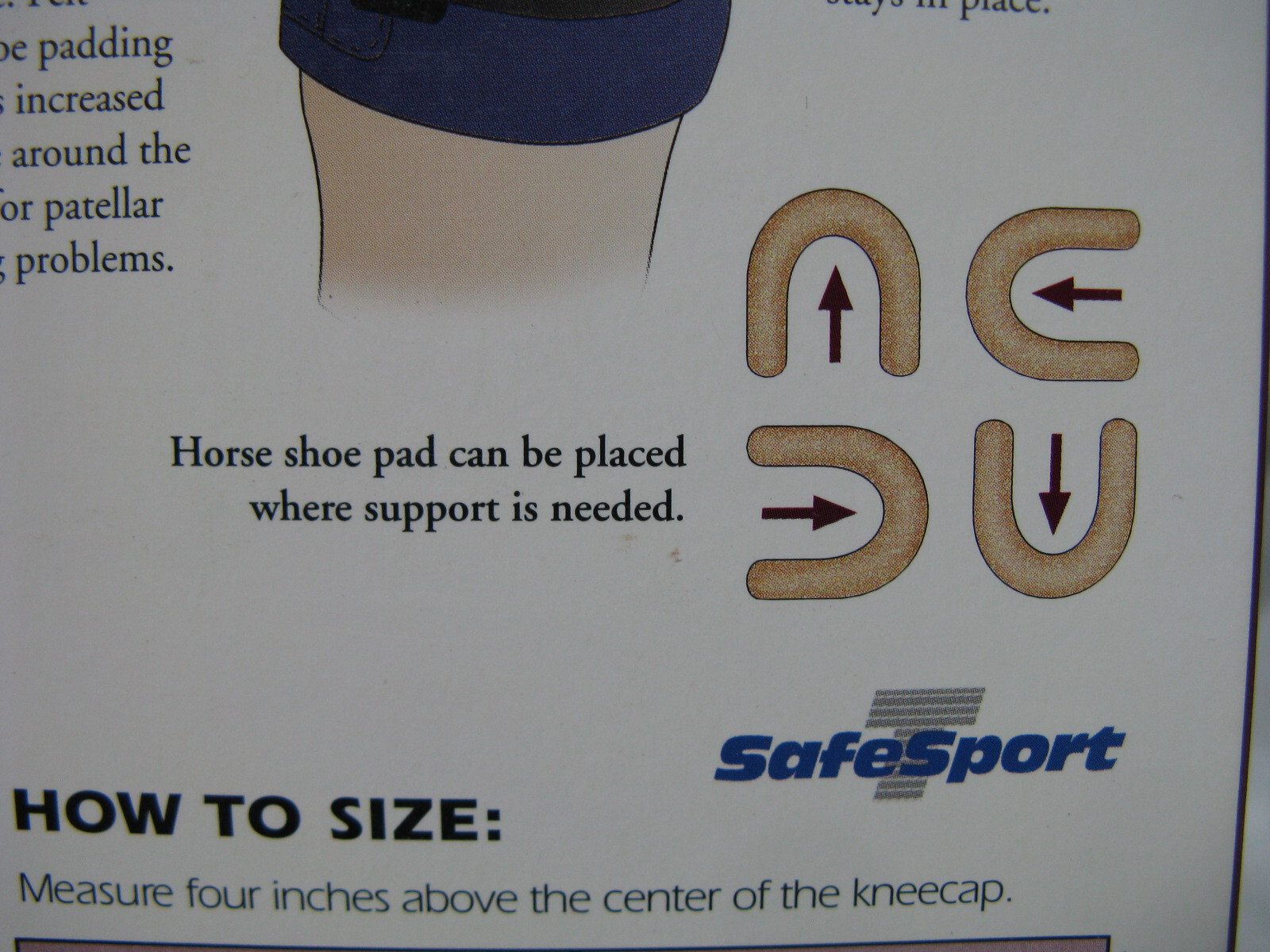 Knee stabilizing brace